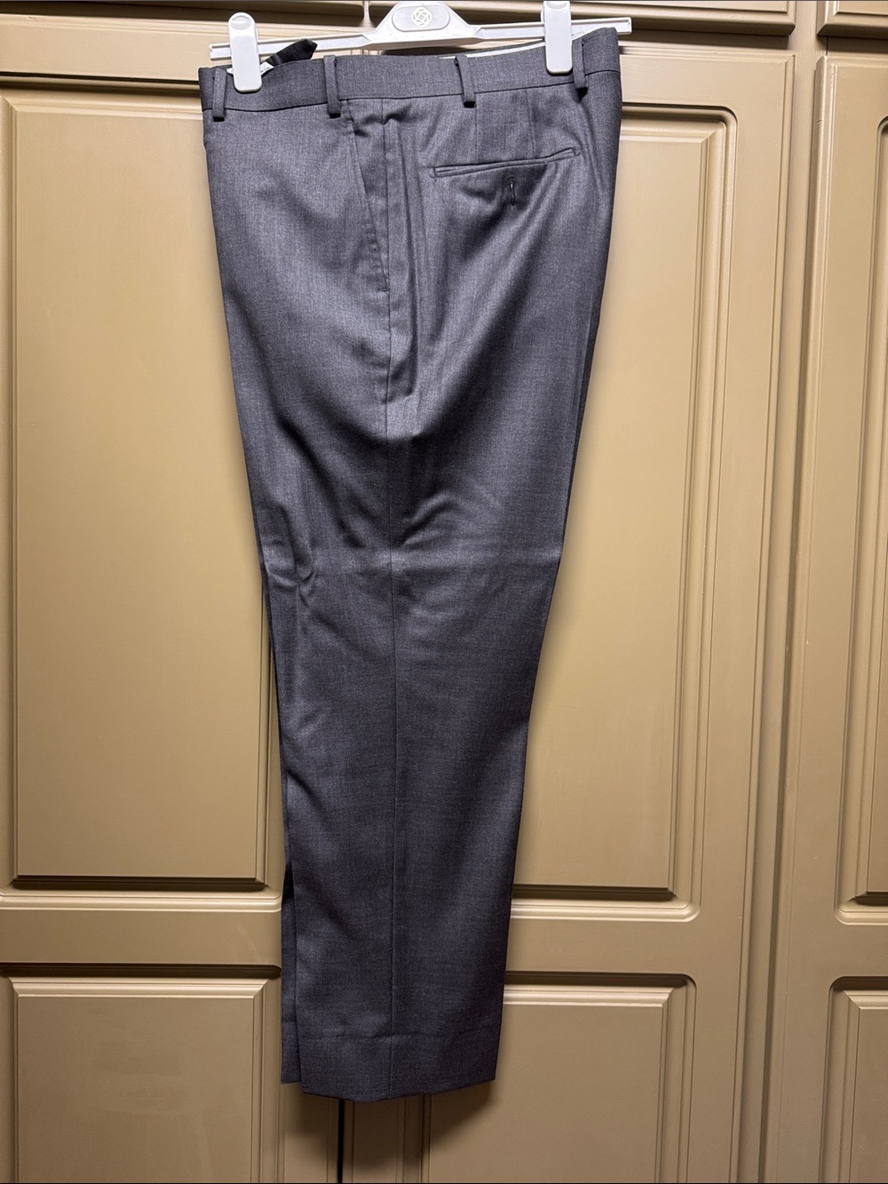 Men's Tailored Gray Dress Pants
